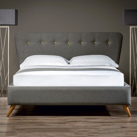 Retro Buttoned Bed